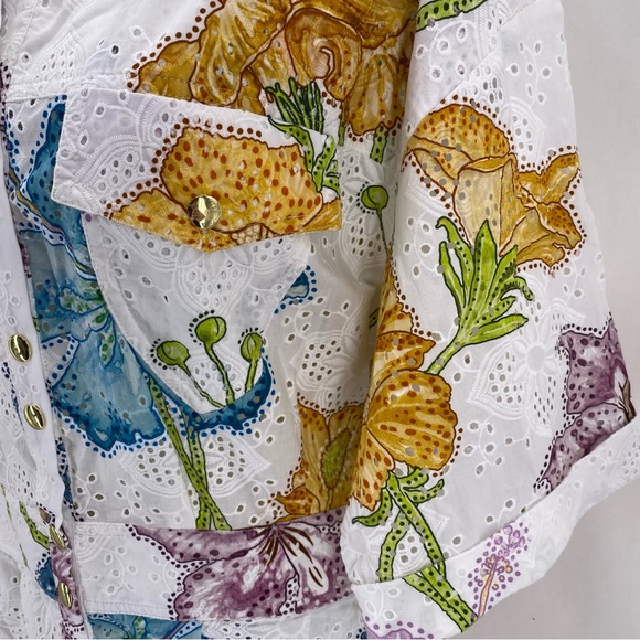 NWT Hayley Menzies white floral romper - Picture 7 of 10